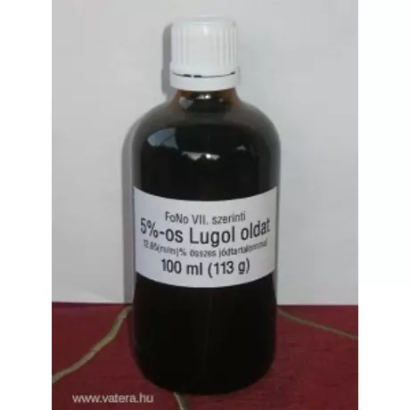 5%-os Lugol-oldat, 100 ml